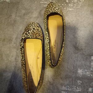 Cheetah print ballet flats